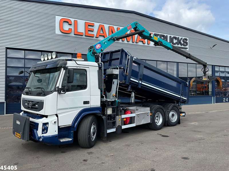 Volvo FM 330 6x2/6x4 Hydrodrive HMF 16 Tonmeter Z-kraan - Самосвал, Автоманипулятор: фото 1 Volvo FM 330 6x2/6x4 Hydrodrive HMF 16 Tonmeter Z-kraan - Самосвал, Автоманипулятор: фото 1