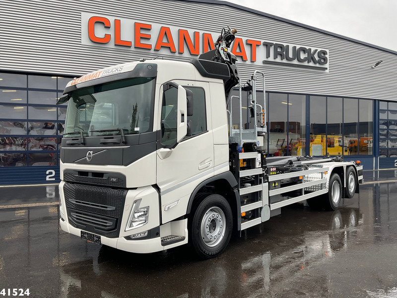 Крюковой мультилифт, Автоманипулятор Volvo FM 430 HMF 23 ton/meter laadkraan + Welvaarts Weighing system: фото 7