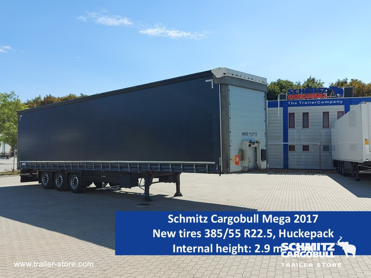 Тентованный полуприцеп SCHMITZ Curtainsider Mega: фото 1