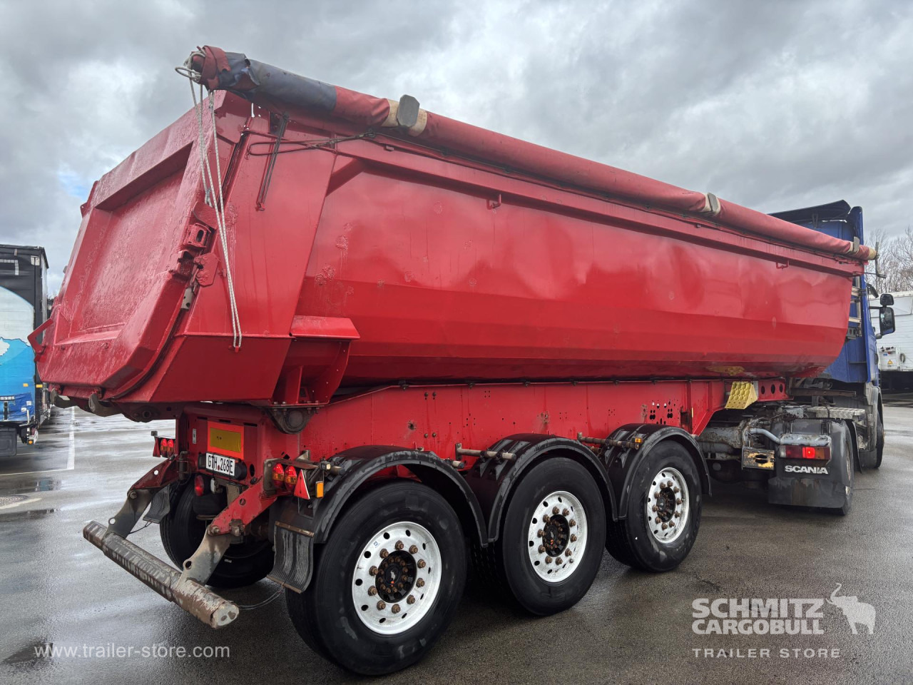 SCHMITZ Tipper Steel half pipe body 25m³ - Самосвальный полуприцеп: фото 5 SCHMITZ Tipper Steel half pipe body 25m³ - Самосвальный полуприцеп: фото 5