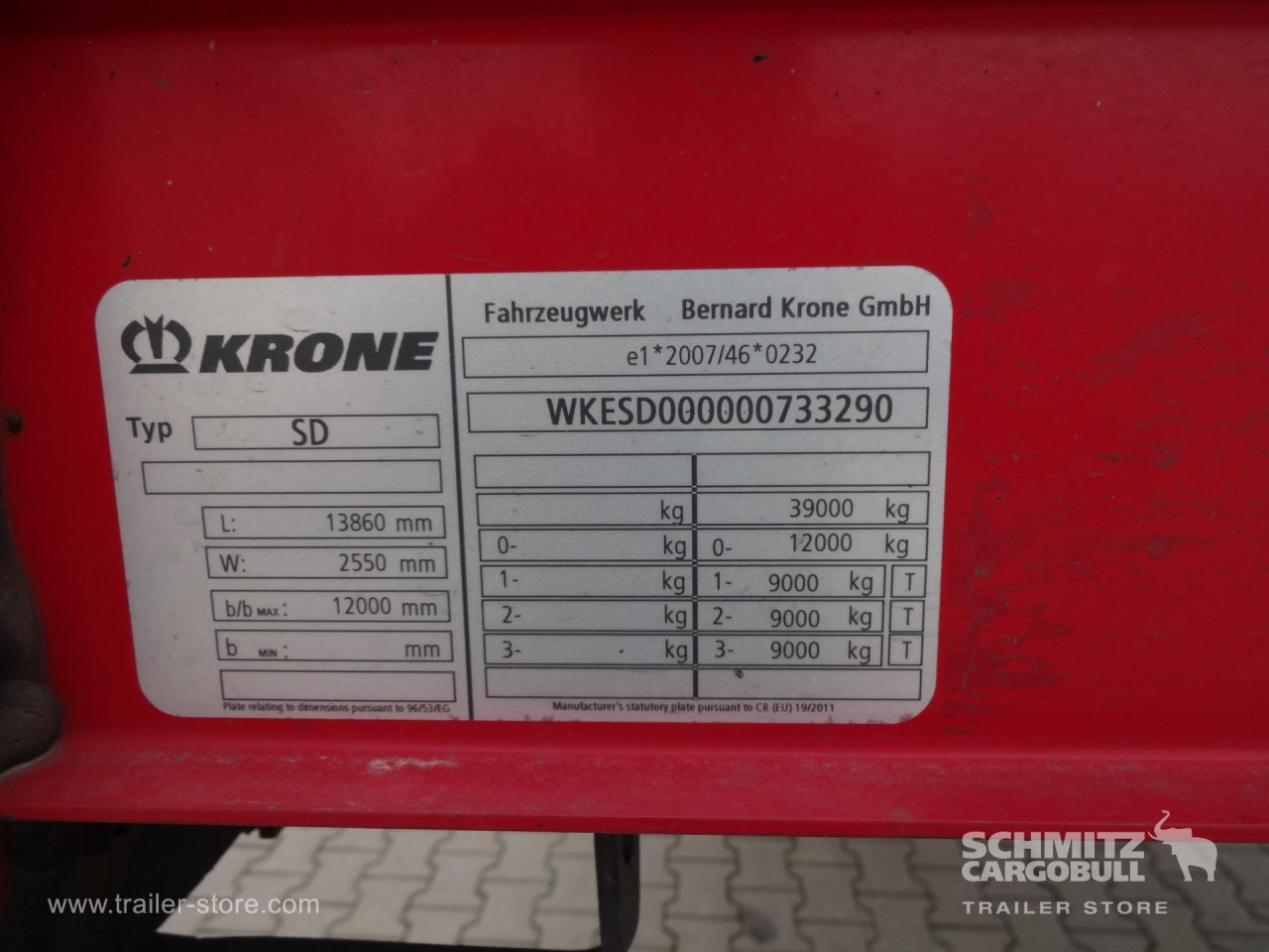 KRONE Curtainsider Mega - Тентованный полуприцеп: фото 2 KRONE Curtainsider Mega - Тентованный полуприцеп: фото 2