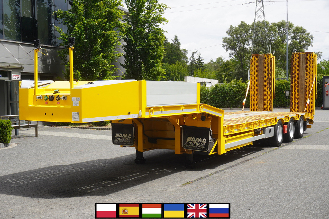 Низкорамный полуприцеп CASTERA S/R 38T semi-trailer / steering axle: фото 1