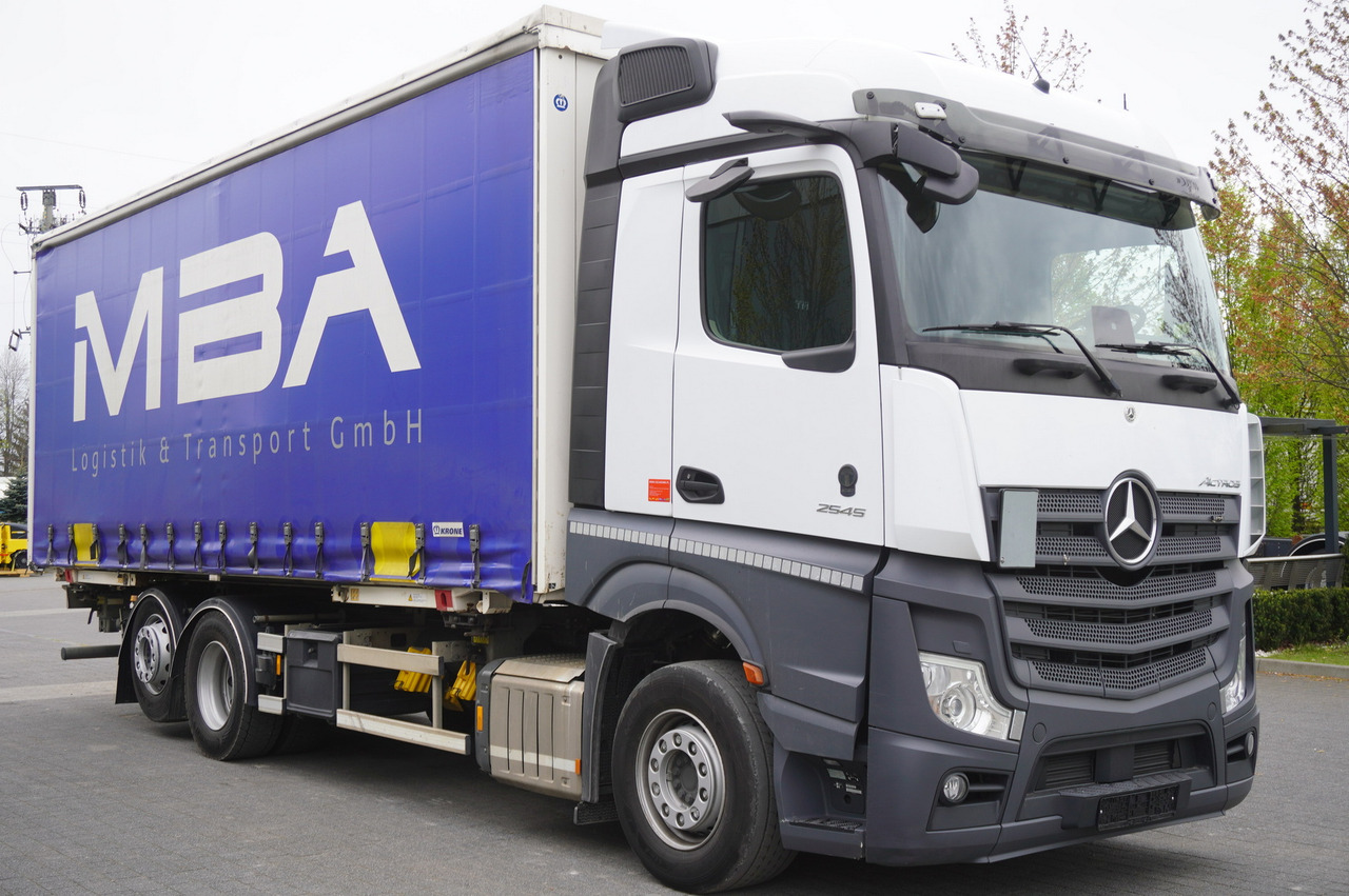 MERCEDES-BENZ Actros 2545 / 2021 / Curtainsider 18 EPAL / sleeper cab - Тентованный грузовик: фото 4 MERCEDES-BENZ Actros 2545 / 2021 / Curtainsider 18 EPAL / sleeper cab - Тентованный грузовик: фото 4