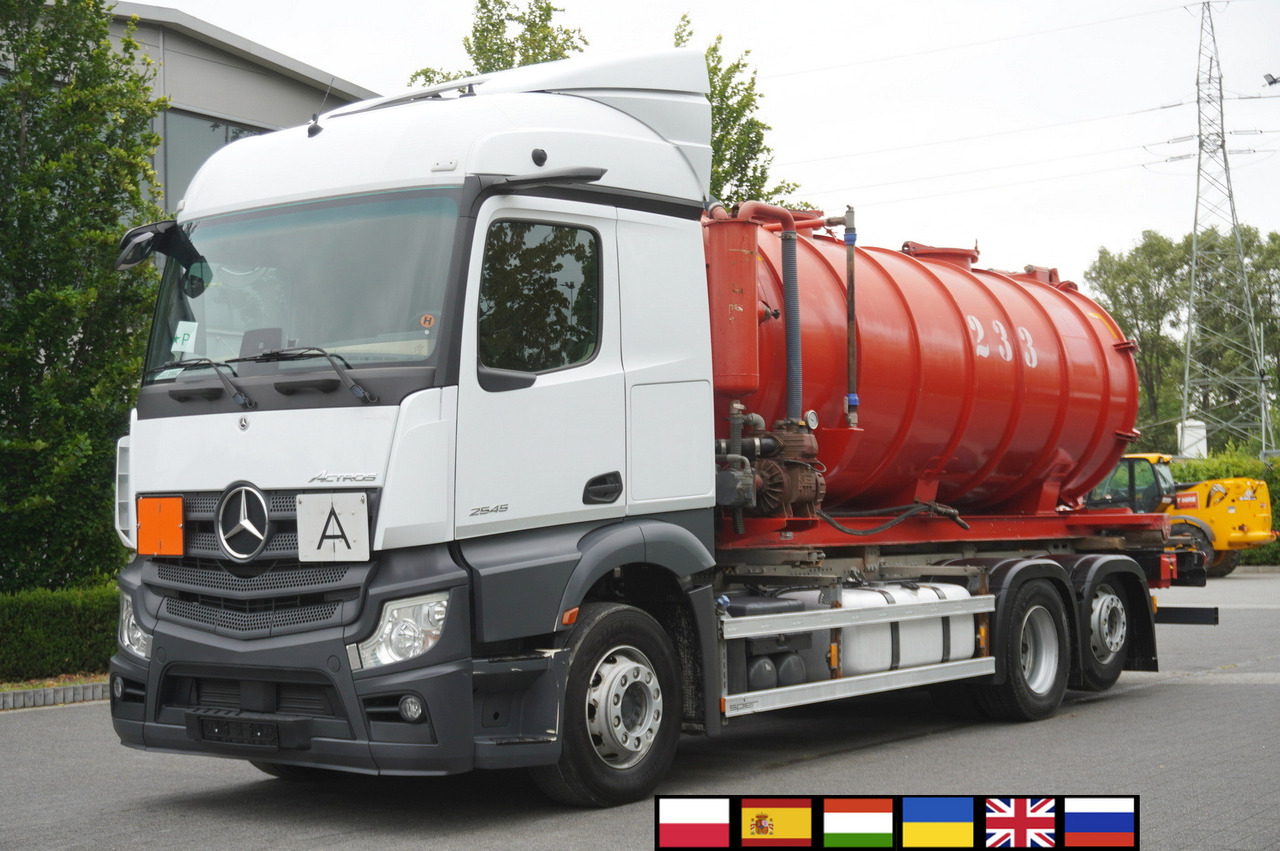 MERCEDES-BENZ Actros 2545 6 × 2 MP5 / NEW septic barrel 13000 L - Цистерна для жидкого навоза: фото 1 MERCEDES-BENZ Actros 2545 6 × 2 MP5 / NEW septic barrel 13000 L - Цистерна для жидкого навоза: фото 1