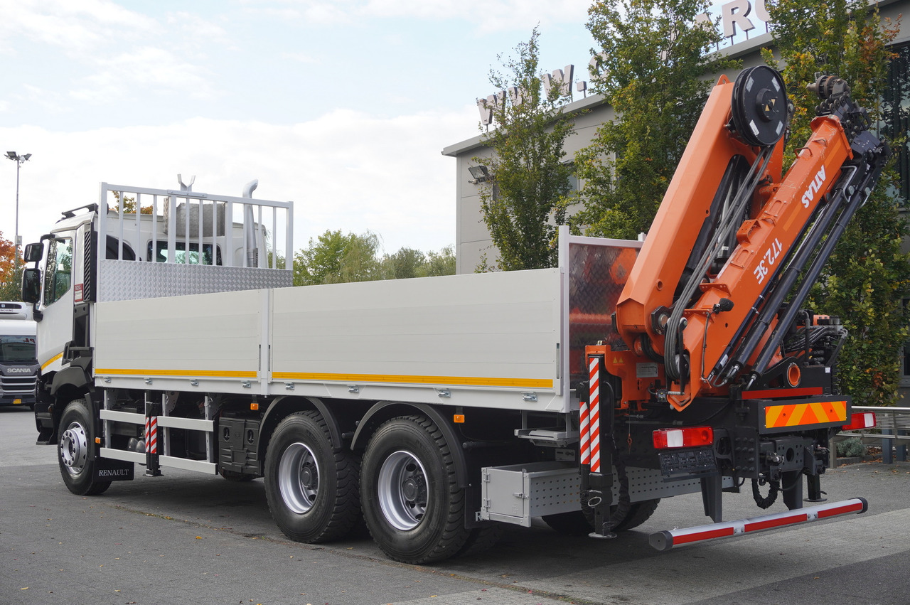 RENAULT C380 Comfort 6x4 / Atlas 172.3E crane / Range 12.3 m / capacity 6.1 t / Flatbed 17 EPAL - Грузовик бортовой/ Платформа, Автоманипулятор: фото 5 RENAULT C380 Comfort 6x4 / Atlas 172.3E crane / Range 12.3 m / capacity 6.1 t / Flatbed 17 EPAL - Грузовик бортовой/ Платформа, Автоманипулятор: фото 5