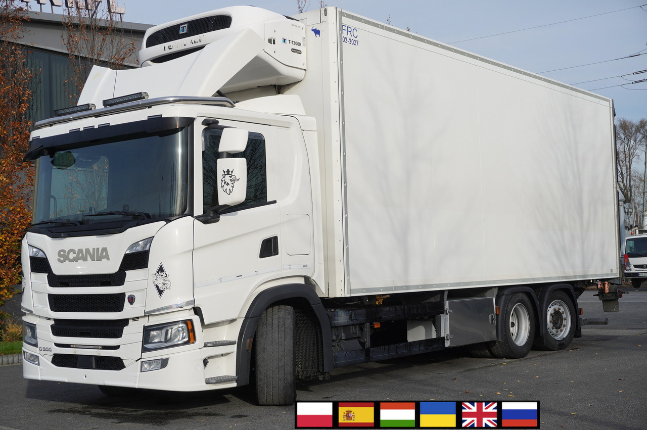 SCANIA G500 6x2 / Schmitz Refrigerator 19 EPAL Multitemperatura / Thermoking T1200R / Steering axle / 280 cm height - Рефрижератор: фото 1 SCANIA G500 6x2 / Schmitz Refrigerator 19 EPAL Multitemperatura / Thermoking T1200R / Steering axle / 280 cm height - Рефрижератор: фото 1