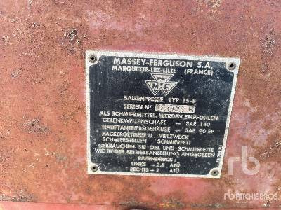 MASSEY FERGUSON 15-8 (Inoperable) - Пресс-подборщик рулонный: фото 5 MASSEY FERGUSON 15-8 (Inoperable) - Пресс-подборщик рулонный: фото 5