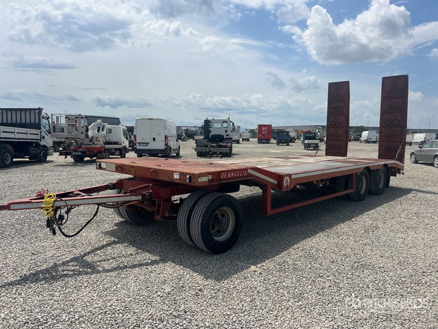 2002 DE Angelis 3R3201 8.45 m Tri/A Flatbed Trailer - Низкорамный прицеп: фото 1 2002 DE Angelis 3R3201 8.45 m Tri/A Flatbed Trailer - Низкорамный прицеп: фото 1