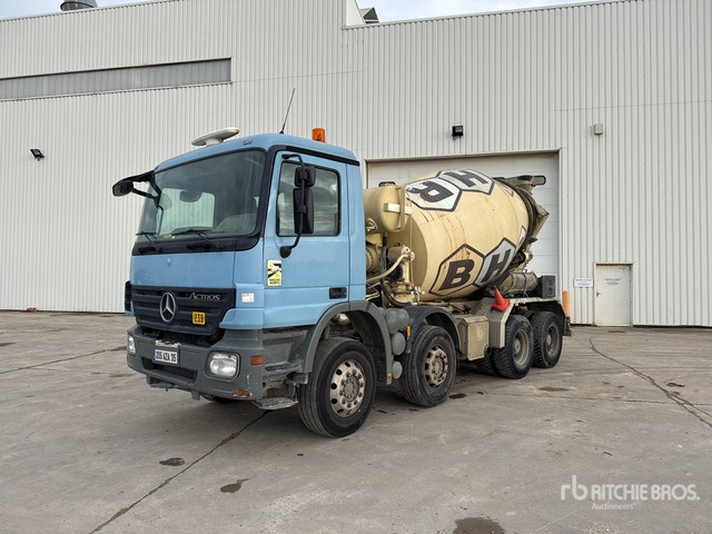 2008 Mercedes-Benz Actros 8x4 Camion Malaxeur 8x4 Mixer Truck - Автобетоносмеситель: фото 1 2008 Mercedes-Benz Actros 8x4 Camion Malaxeur 8x4 Mixer Truck - Автобетоносмеситель: фото 1