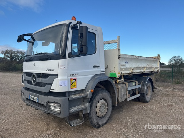 2012 Mercedes-Benz Axor 1833 4x2 Camion Bi-Benne S/A Dump Truck - Самосвал: фото 1 2012 Mercedes-Benz Axor 1833 4x2 Camion Bi-Benne S/A Dump Truck - Самосвал: фото 1
