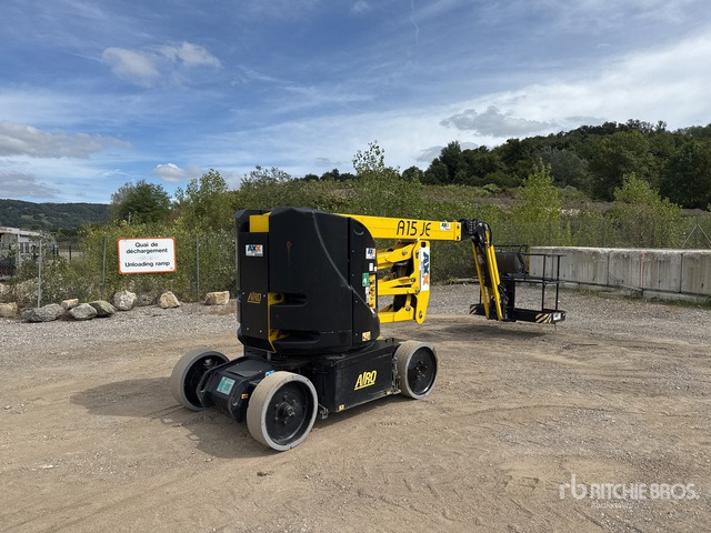 2017 Airo A15JE 2WD Electric Nacelle Articulee ... Articulating Boom Lift - Коленчатый подъемник: фото 1 2017 Airo A15JE 2WD Electric Nacelle Articulee ... Articulating Boom Lift - Коленчатый подъемник: фото 1