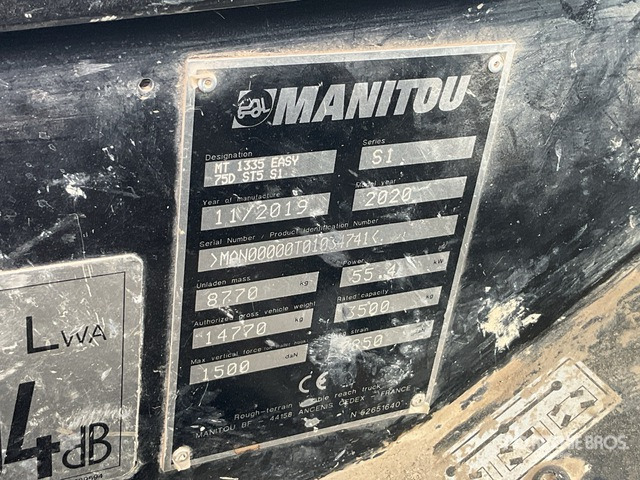 2019 Manitou MT1335 Telehandler - Телескопический погрузчик: фото 1 2019 Manitou MT1335 Telehandler - Телескопический погрузчик: фото 1
