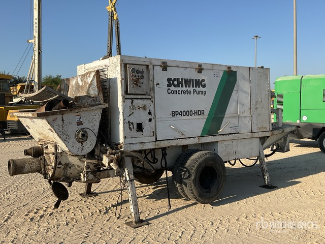 2009 Schwing BP4000 HDR Portable Concrete Pump - Бетононасос стационарный: фото 3 2009 Schwing BP4000 HDR Portable Concrete Pump - Бетононасос стационарный: фото 3