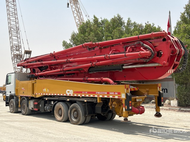 2020 Mercedes-Benz Actros 4141 2020 Sany SYM5449THBE 56 m on 8 ... Concrete Pump Truck - Автобетононасос: фото 4 2020 Mercedes-Benz Actros 4141 2020 Sany SYM5449THBE 56 m on 8 ... Concrete Pump Truck - Автобетононасос: фото 4
