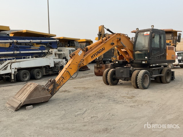 Hyundai Robex 140W-7 - Колёсный экскаватор: фото 3 Hyundai Robex 140W-7 - Колёсный экскаватор: фото 3