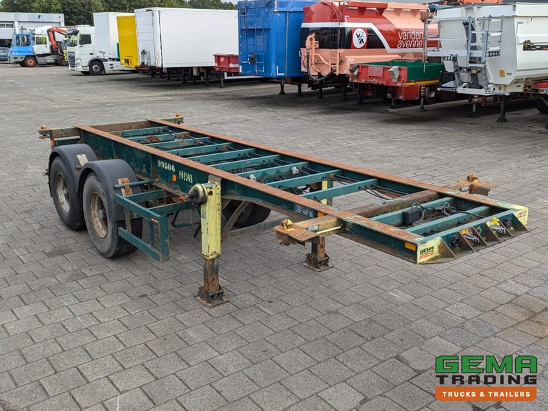 Flandria OP CC 2A 2-Assen ROR DrumBrakes - Steel Suspension - 3350KG - 20FT (O1873) - Полуприцеп-контейнеровоз/ Сменный кузов: фото 2 Flandria OP CC 2A 2-Assen ROR DrumBrakes - Steel Suspension - 3350KG - 20FT (O1873) - Полуприцеп-контейнеровоз/ Сменный кузов: фото 2
