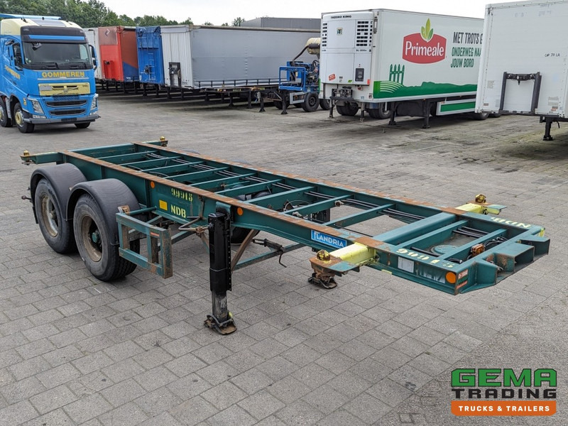Flandria OP CC 2A 20FT 2-Assen ROR DrumBrakes - Leaf Suspension - 3120KG - 3 identical units in stock! (O1868) - Полуприцеп-контейнеровоз/ Сменный кузов: фото 3 Flandria OP CC 2A 20FT 2-Assen ROR DrumBrakes - Leaf Suspension - 3120KG - 3 identical units in stock! (O1868) - Полуприцеп-контейнеровоз/ Сменный кузов: фото 3