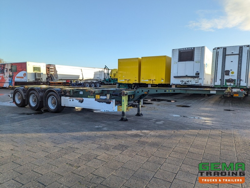 Полуприцеп-контейнеровоз/ Сменный кузов Krone SD 27 3-Assen BPW Backslider - DrumBrakes - 20 2x20FT/30/40FT - 10+ Units in Stock (O1931): фото 16