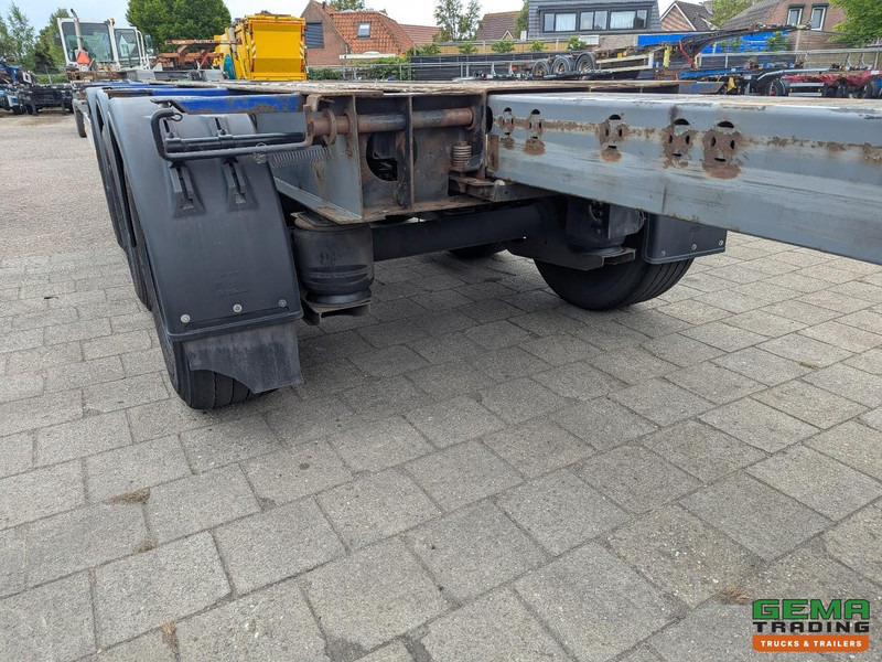 Полуприцеп-контейнеровоз/ Сменный кузов Krone SDC 27 3-Assen SAF - Lift as - Schijfremmen - Achterschuiver - 20 2x20FT/30/40FT: фото 14