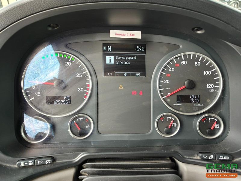 Тентованный грузовик MAN TGL 12.250 4x2 Dagcab Euro6 - 12T - Schuifzeilenbak 7.7m + Laadklep 1500kg - 3 Zitplaatsen - 125.000km!: фото 16