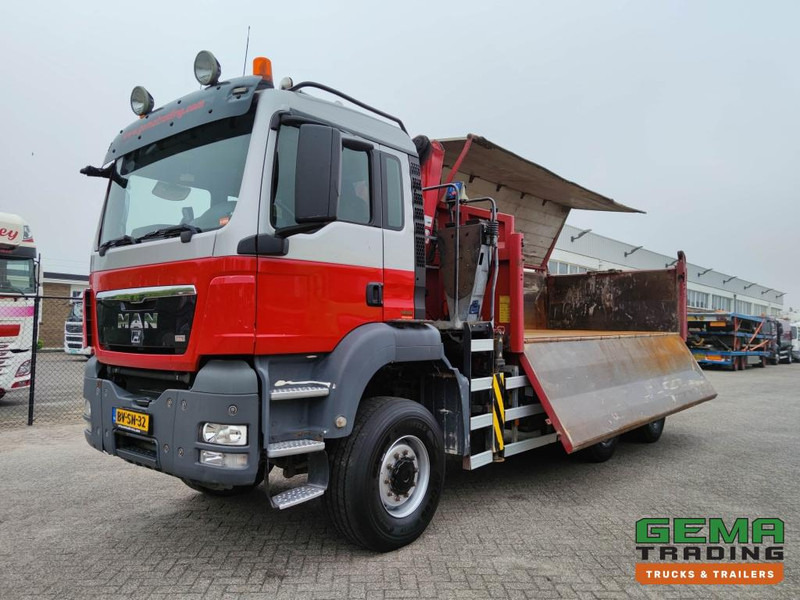 MAN TGS 26.400 6x6 4 Daycab Euro4 - HMF1643Z2 - Hyva 2-Zijdige Kipper 5.4m. - REBUILT ENGINE - TOP! (V584) - Самосвал, Автоманипулятор: фото 2 MAN TGS 26.400 6x6 4 Daycab Euro4 - HMF1643Z2 - Hyva 2-Zijdige Kipper 5.4m. - REBUILT ENGINE - TOP! (V584) - Самосвал, Автоманипулятор: фото 2