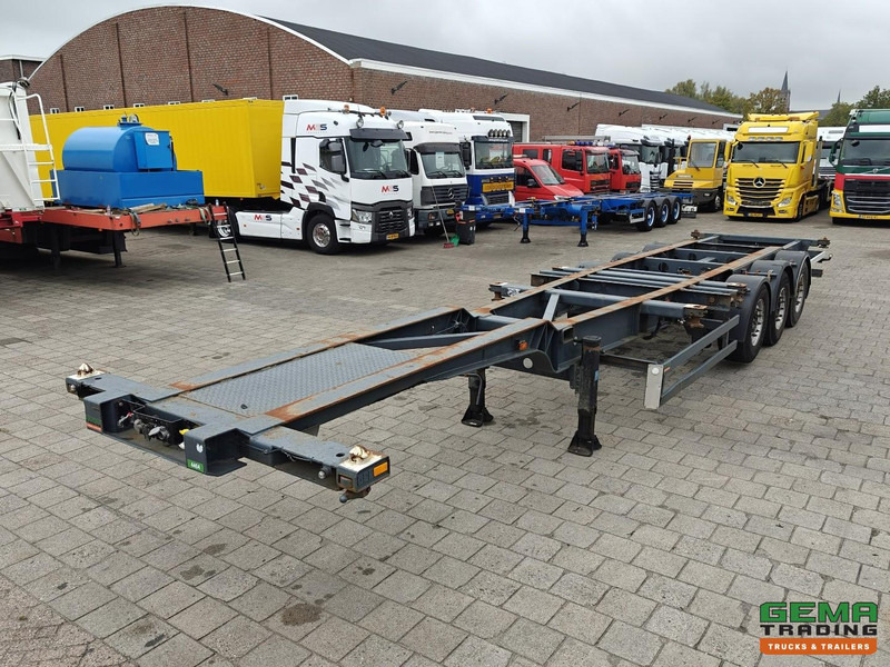 Schmitz Cargobull SCF 24 G 3-Assen MB - LiftAs - Schijfremmen - Vast Chassis - 2x20FT 1x30FT 40FT aansluiting - Полуприцеп-контейнеровоз/ Сменный кузов: фото 2 Schmitz Cargobull SCF 24 G 3-Assen MB - LiftAs - Schijfremmen - Vast Chassis - 2x20FT 1x30FT 40FT aansluiting - Полуприцеп-контейнеровоз/ Сменный кузов: фото 2
