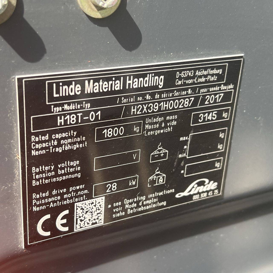 Газовый погрузчик Linde H18T (391-02) EVO: фото 16