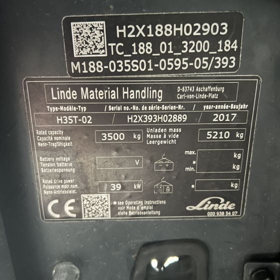 Газовый погрузчик Linde H35T-02 (393) EVO: фото 19