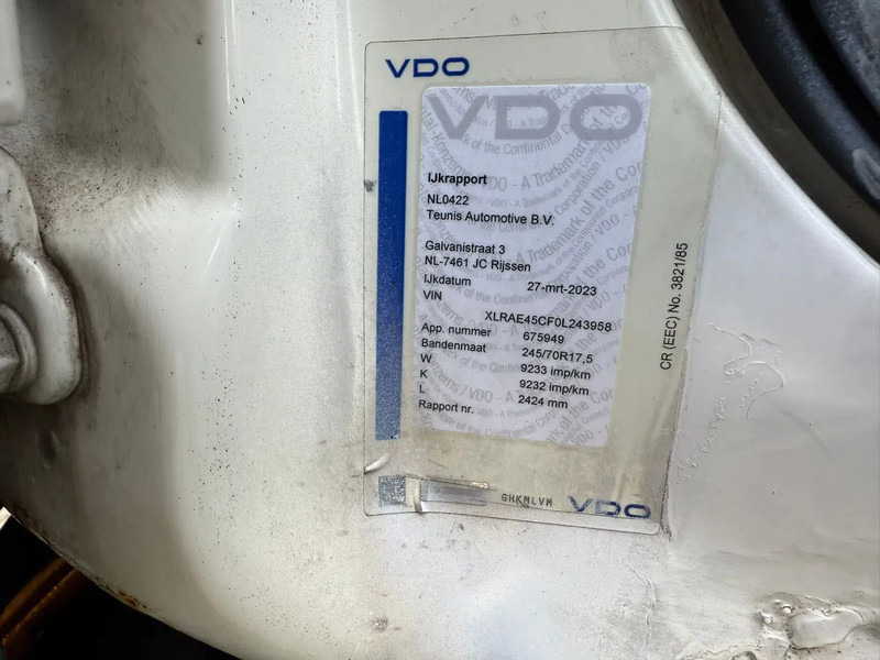 Грузовик с закрытым кузовом DAF LF 45.220 Laadklep/LBW Zijdeur Airco Slaapcabine AHK: фото 20