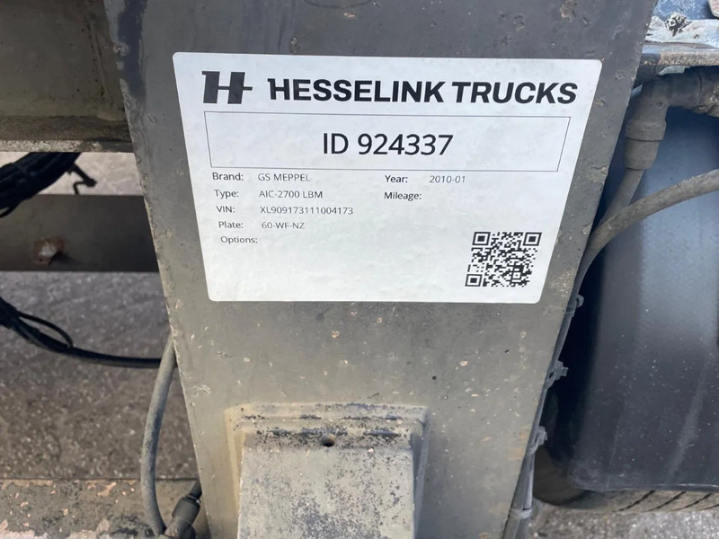 GS Meppel Container trailer - Прицеп мультилифт/ Бункеровоз: фото 5 GS Meppel Container trailer - Прицеп мультилифт/ Бункеровоз: фото 5