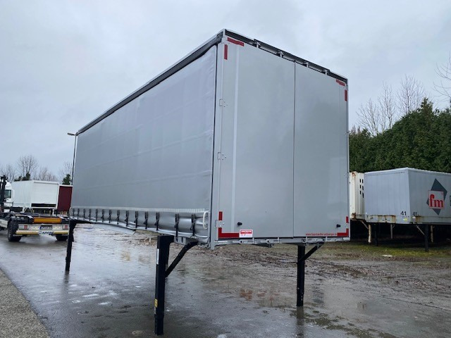 Krone BDF-System 7.450 mm lang, LACK NEU in weißaluminium - Тентованный кузов: фото 2 Krone BDF-System 7.450 mm lang, LACK NEU in weißaluminium - Тентованный кузов: фото 2