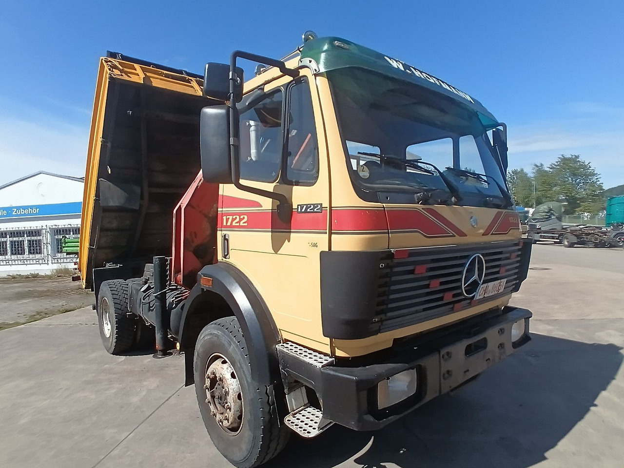 Mercedes-Benz SK 1722 AK 4x4 Blatt Schalter PalfingerPK10500A4 - Самосвал, Автоманипулятор: фото 3 Mercedes-Benz SK 1722 AK 4x4 Blatt Schalter PalfingerPK10500A4 - Самосвал, Автоманипулятор: фото 3