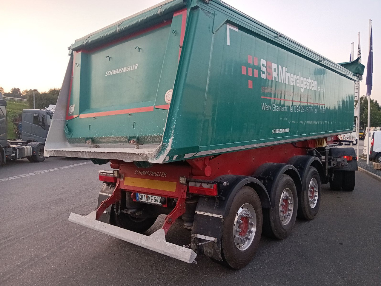 Самосвальный полуприцеп Schwarzmüller 3-A Alumulde ALCOA 27m3 SAF Lift 5,4t el.Verdeck: фото 7