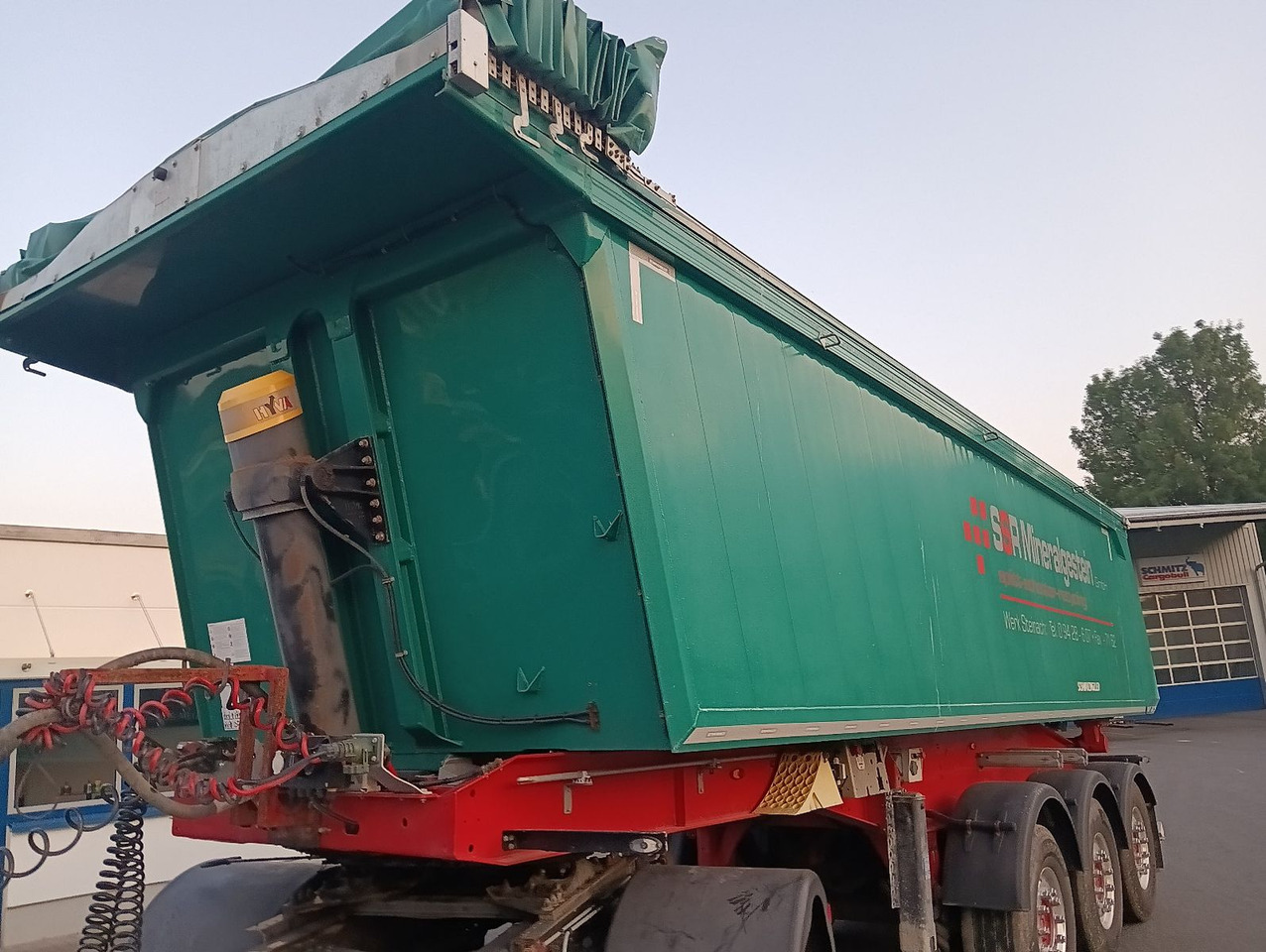 Самосвальный полуприцеп Schwarzmüller 3-A Alumulde ALCOA 27m3 SAF Lift 5,4t el.Verdeck: фото 8