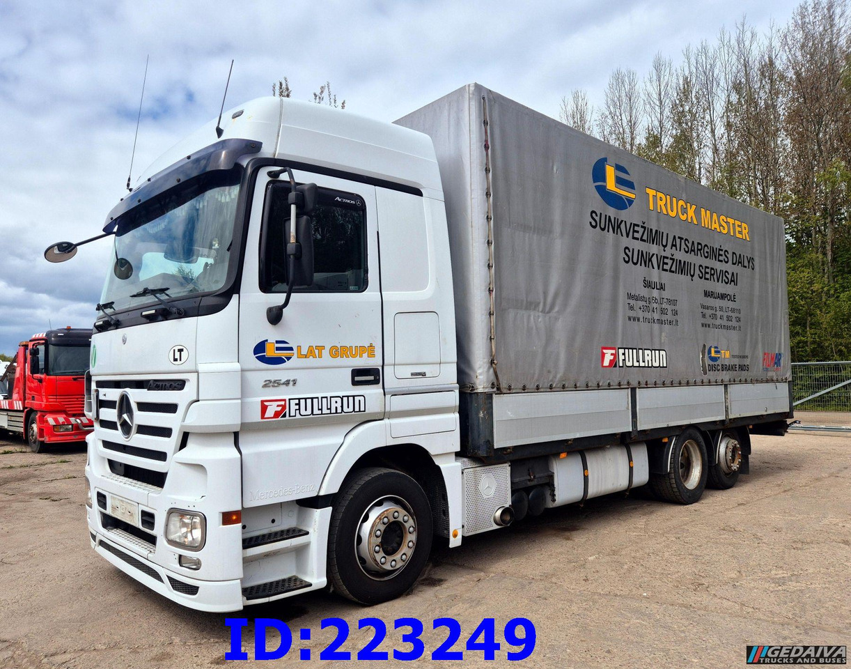 MERCEDES-BENZ Actros 2541 6x2 Retarder Euro5 - Тентованный грузовик: фото 1 MERCEDES-BENZ Actros 2541 6x2 Retarder Euro5 - Тентованный грузовик: фото 1
