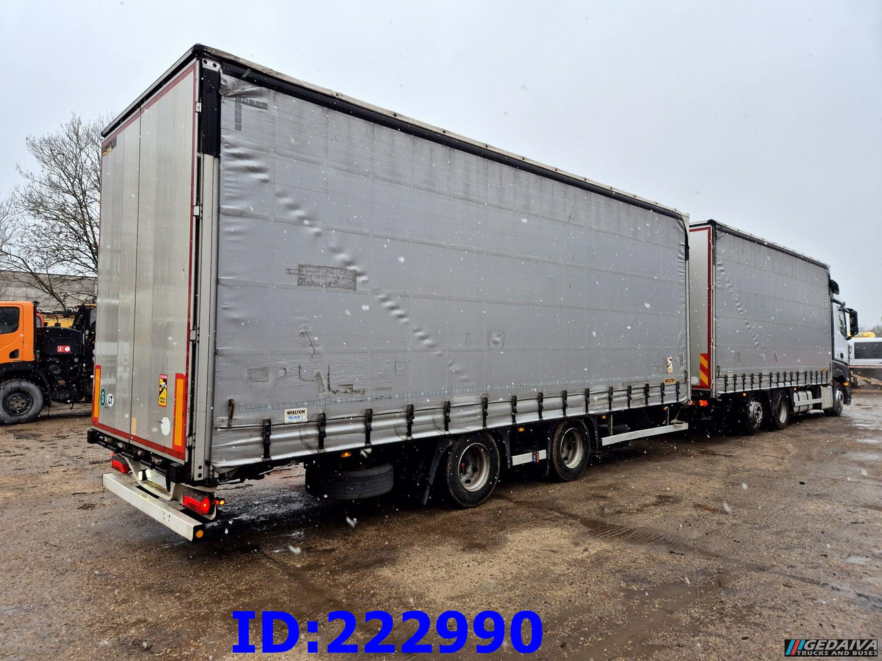MERCEDES-BENZ Actros 2542 6x2 Euro6 + Wielton trailer - Тентованный грузовик: фото 5 MERCEDES-BENZ Actros 2542 6x2 Euro6 + Wielton trailer - Тентованный грузовик: фото 5