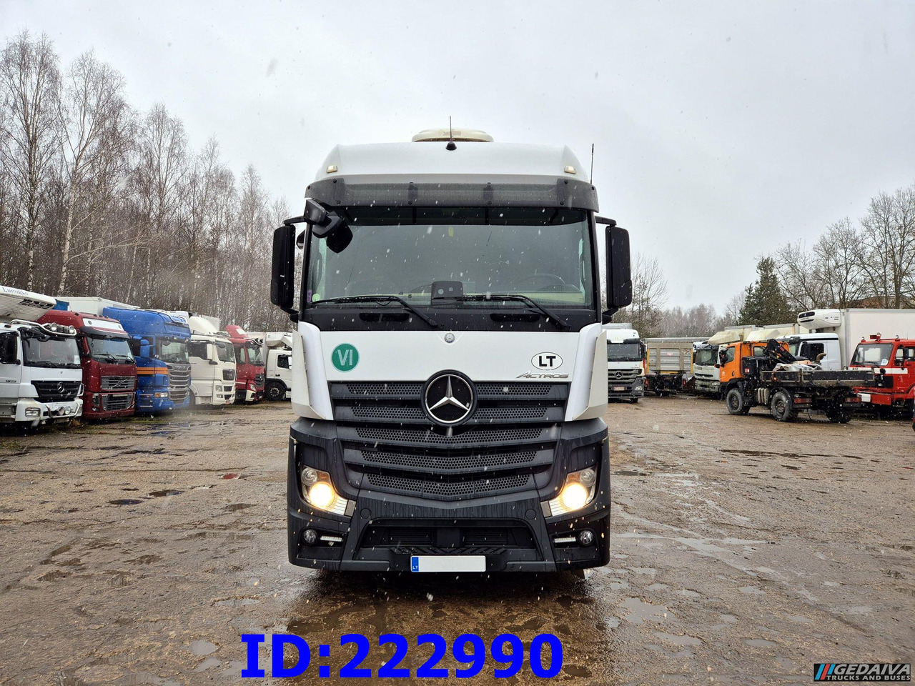 MERCEDES-BENZ Actros 2542 6x2 Euro6 + Wielton trailer - Тентованный грузовик: фото 2 MERCEDES-BENZ Actros 2542 6x2 Euro6 + Wielton trailer - Тентованный грузовик: фото 2