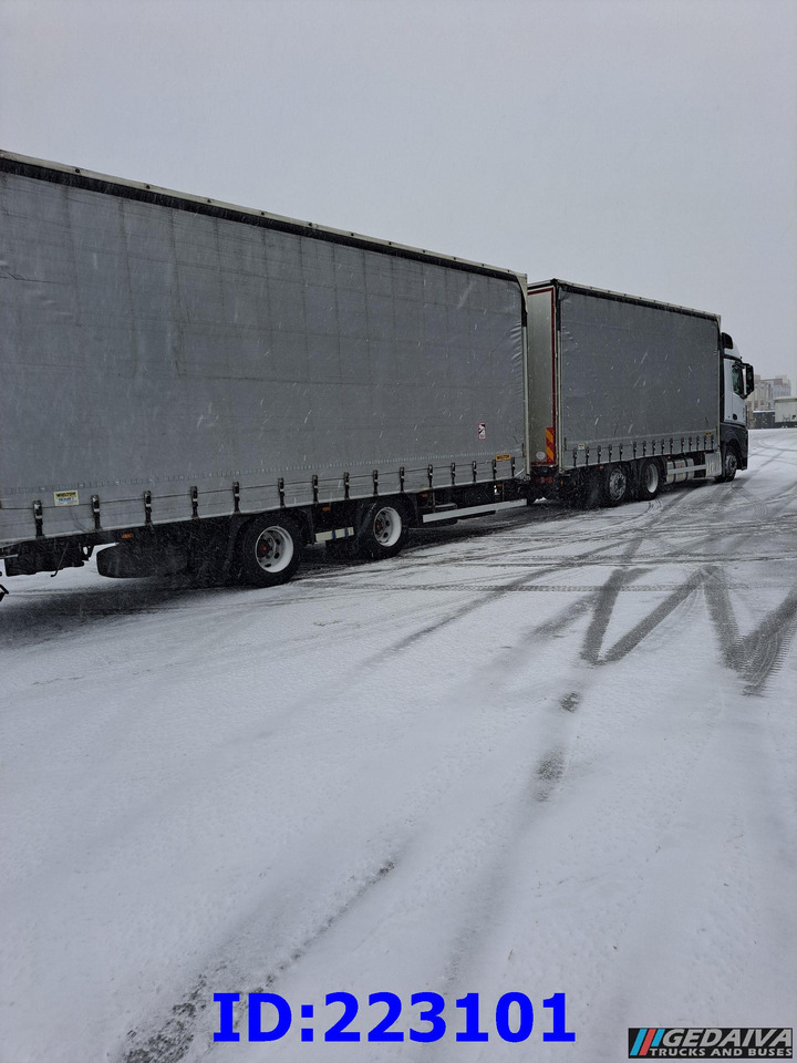 MERCEDES-BENZ Actros 2542 6x2 Euro6 + trailer - Тентованный грузовик: фото 5 MERCEDES-BENZ Actros 2542 6x2 Euro6 + trailer - Тентованный грузовик: фото 5