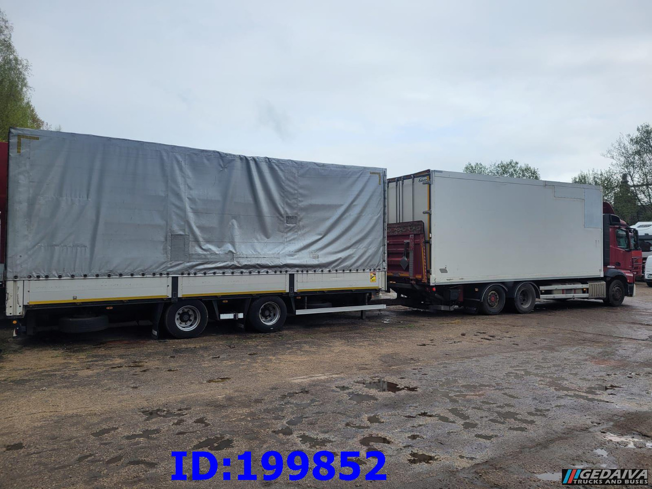MERCEDES-BENZ Actros 2551 6x2 Euro5 + tilt trailer - Грузовик с закрытым кузовом: фото 4 MERCEDES-BENZ Actros 2551 6x2 Euro5 + tilt trailer - Грузовик с закрытым кузовом: фото 4