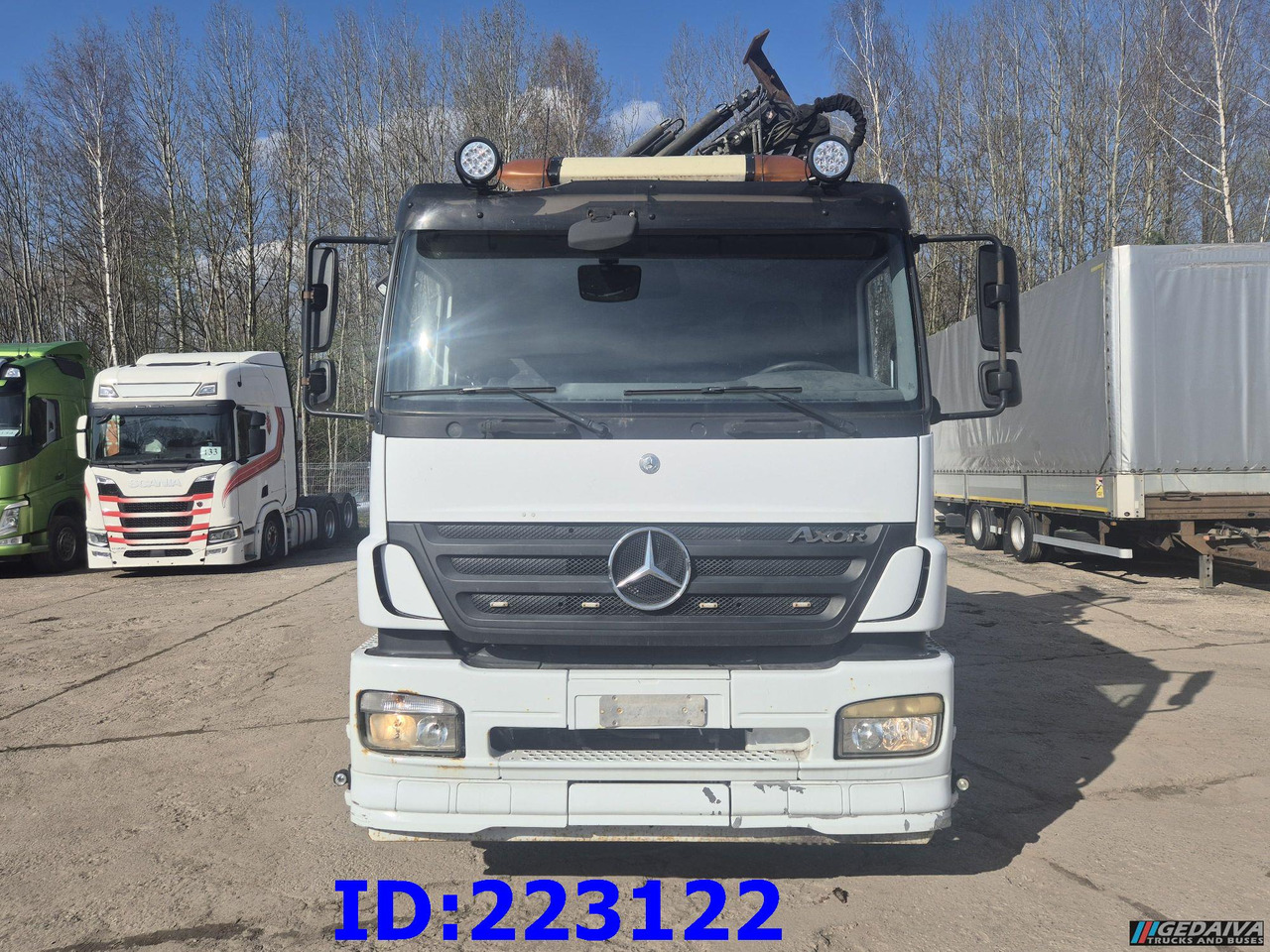 MERCEDES-BENZ Axor 2533 6x2 + Atlas 332.3E Crane - Самосвал: фото 2 MERCEDES-BENZ Axor 2533 6x2 + Atlas 332.3E Crane - Самосвал: фото 2