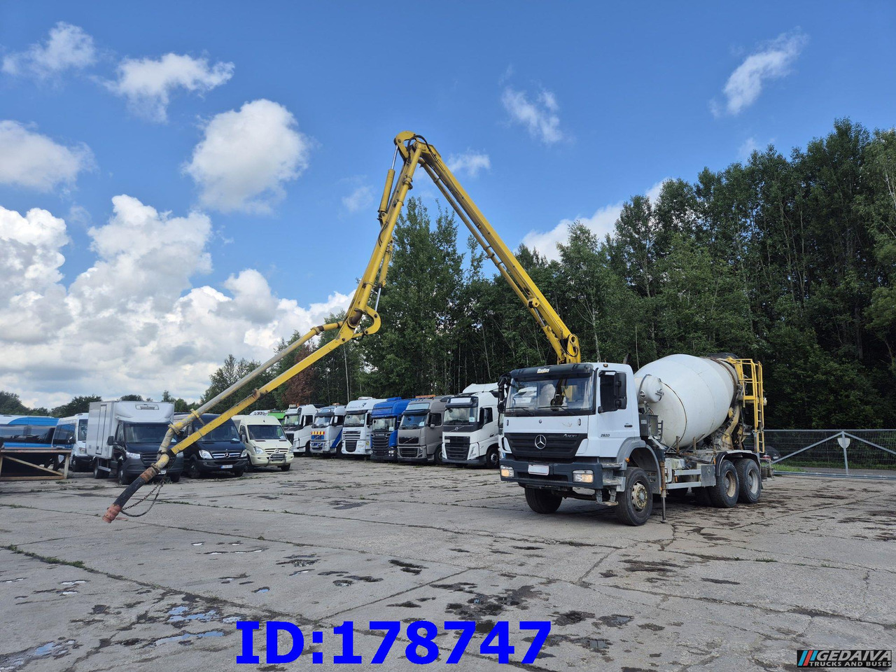 MERCEDES-BENZ Axor 2633 6x4 Schwing 750 - Автобетононасос: фото 1 MERCEDES-BENZ Axor 2633 6x4 Schwing 750 - Автобетононасос: фото 1