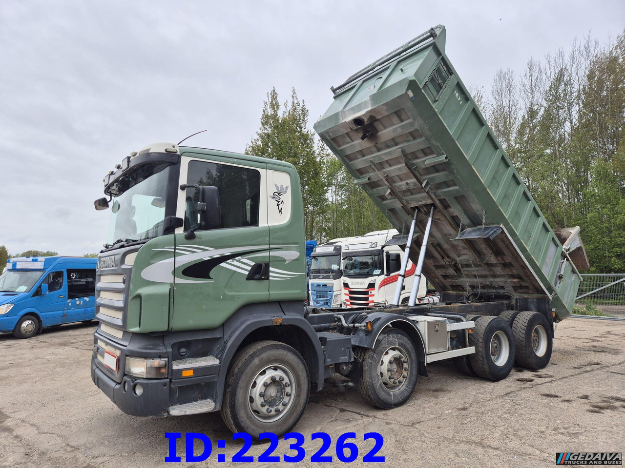 SCANIA R420 8X4 Steering axle - Big axle - Full steel - Самосвал: фото 1 SCANIA R420 8X4 Steering axle - Big axle - Full steel - Самосвал: фото 1