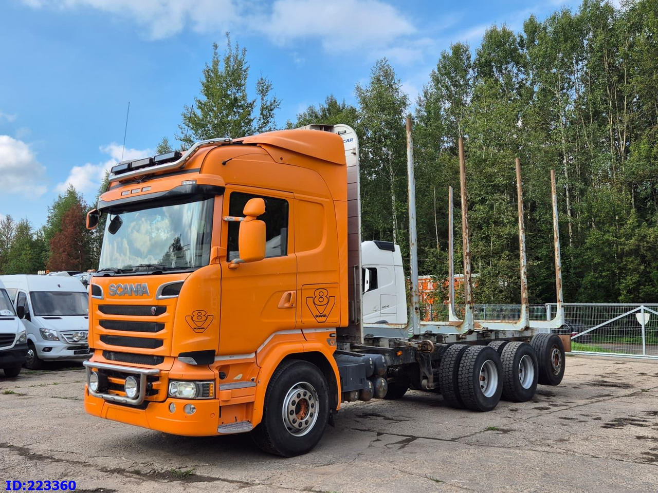 SCANIA R580 8X4 V8 - Лесовоз: фото 1 SCANIA R580 8X4 V8 - Лесовоз: фото 1