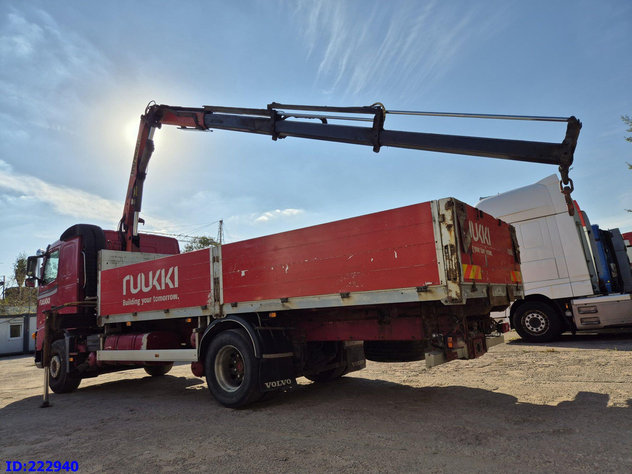 Грузовик бортовой/ Платформа VOLVO FH12 420HP + Crane Palfinger PK9501: фото 7