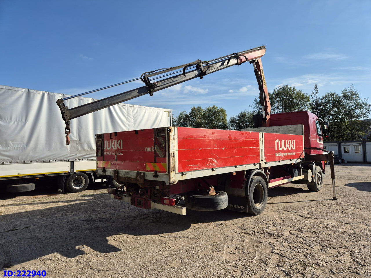 Грузовик бортовой/ Платформа VOLVO FH12 420HP + Crane Palfinger PK9501: фото 6