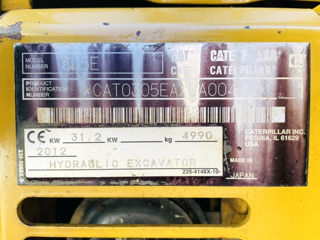 Caterpillar 305E CR (4086) - Мини-экскаватор: фото 4 Caterpillar 305E CR (4086) - Мини-экскаватор: фото 4