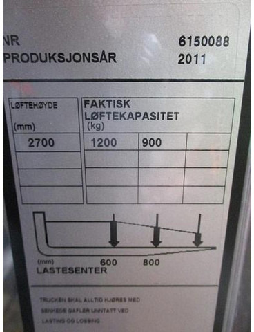 Штабелер BT SWE 120: фото 10