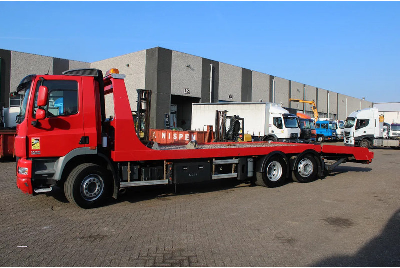 DAF CF 85.410 + EURO 5 + EXTENDABLE PLATFORM HYDROLIC + 6X2 + 3X IN STOCK / WINCH - Автовоз: фото 2 DAF CF 85.410 + EURO 5 + EXTENDABLE PLATFORM HYDROLIC + 6X2 + 3X IN STOCK / WINCH - Автовоз: фото 2
