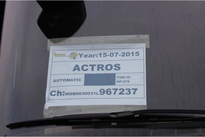 Грузовик с закрытым кузовом Mercedes-Benz Actros 1927 + EURO 6 + LIFT: фото 18 Грузовик с закрытым кузовом Mercedes-Benz Actros 1927 + EURO 6 + LIFT: фото 18