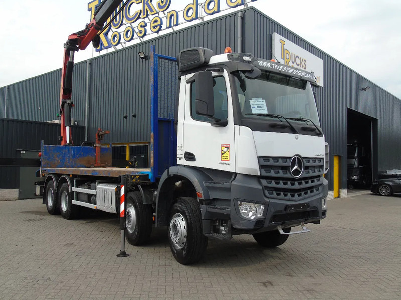 Mercedes-Benz Arocs 3242 + PALFINGER 33002EH 7x EXTENTION + 8X4 + EURO 6 + REMOTE - Автоманипулятор: фото 4 Mercedes-Benz Arocs 3242 + PALFINGER 33002EH 7x EXTENTION + 8X4 + EURO 6 + REMOTE - Автоманипулятор: фото 4